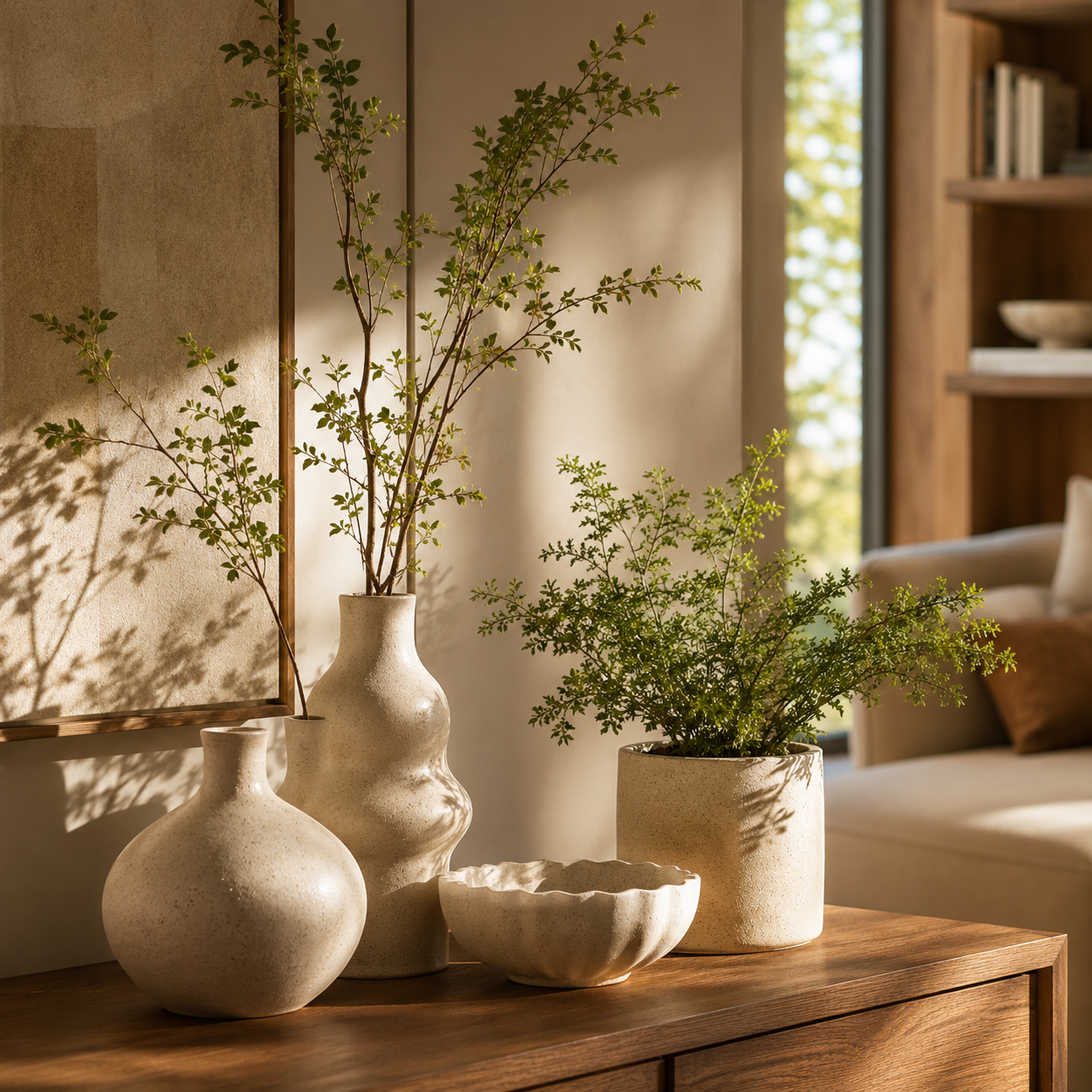 Vases & Planters for Japandi Apartment Decor