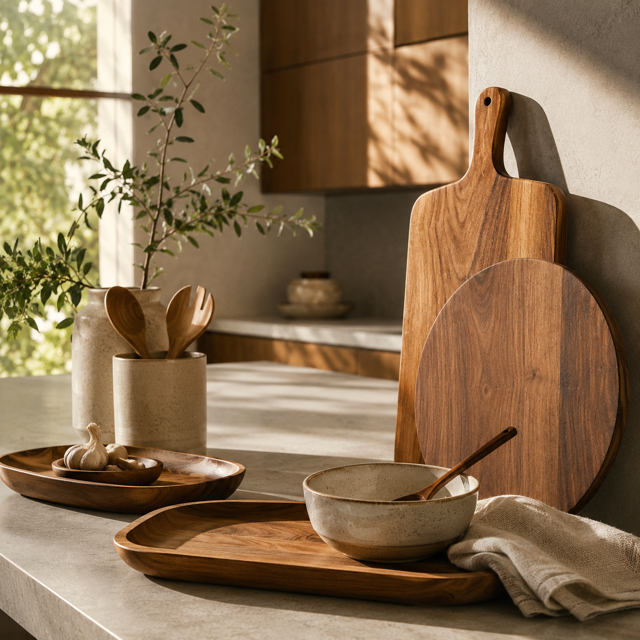 Wood Serving Boards, Trays & Charcuterie Decor