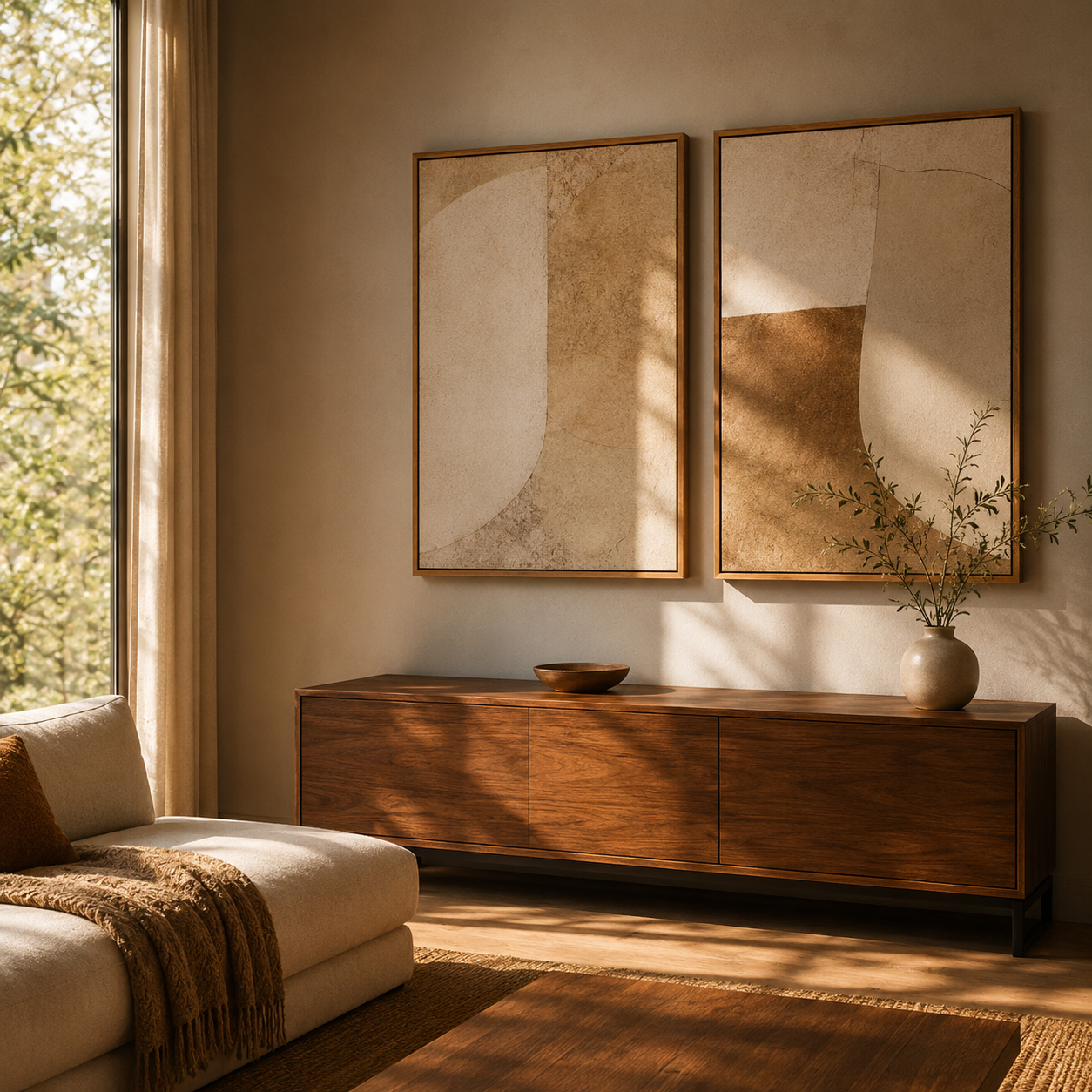 Neutral Wall Art for Bedrooms, Living Rooms & Apartments