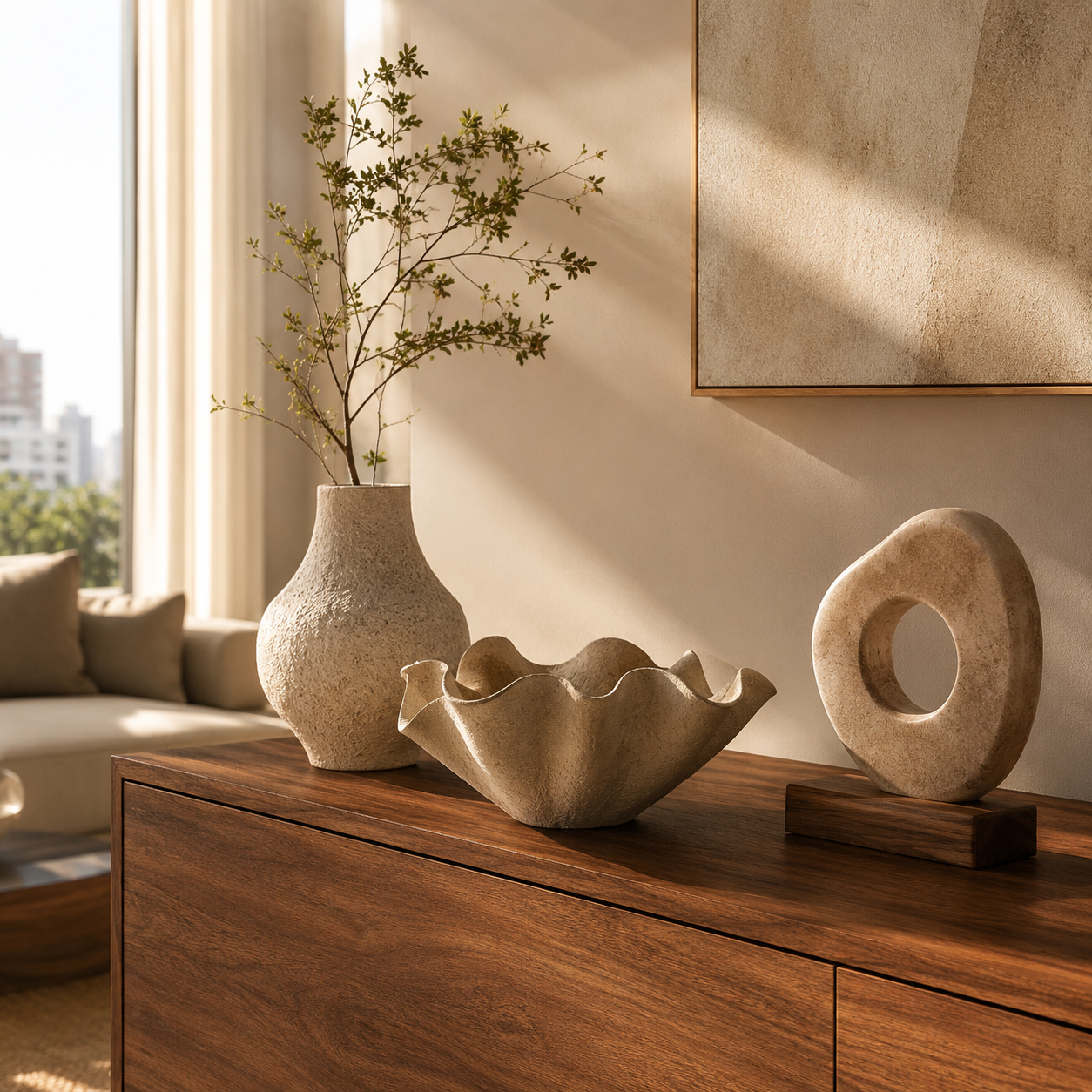 Sculptural Objects & Decorative Accents for Shelves
