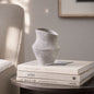 Modern Textured Ceramic Vase for Shelf, Console Table & Japandi Apartment Decor