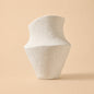 Modern Textured Ceramic Vase for Shelf, Console Table & Japandi Apartment Decor