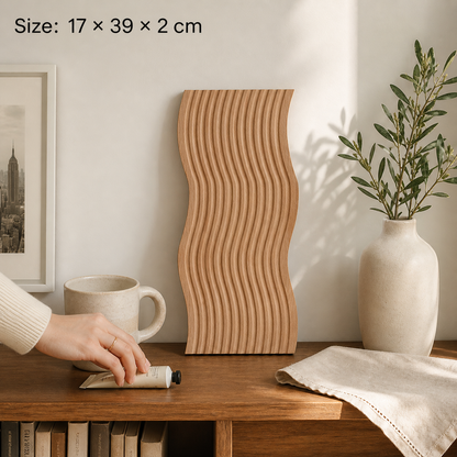 Wooden Serving Board & Charcuterie Tray for Kitchen Counter Decor and Hosting