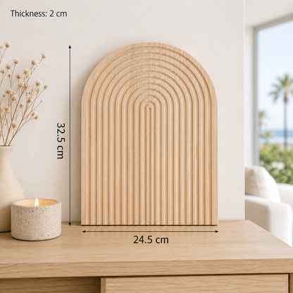 Wooden Serving Board & Charcuterie Tray for Kitchen Counter Decor and Hosting