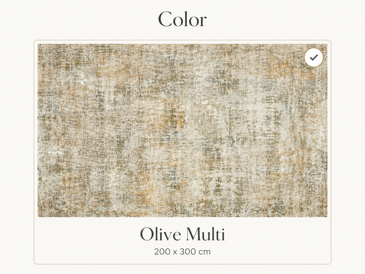 6'7" x 9'10" Washable Vintage Area Rug, Low-Pile Non-Slip Rug for Living Room & Bedroom