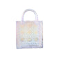 Clear Glass Handbag Purse Vase for Flowers, Vanity Decor & Table Centerpiece